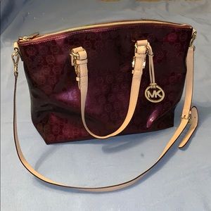 Michael Kors Metallic Satchel